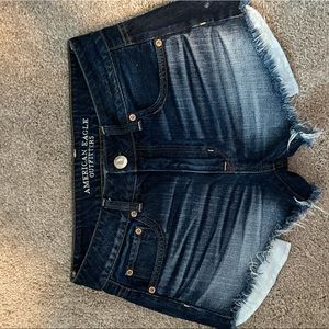 American Eagle Jean shorts (dark wash)